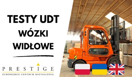 TESTY UDT: Wózki jezdniowe podnośnikowe z mechanicznym napędem podnoszenia z wyłączeniem wózków z wysięgnikiem oraz wózków z osobą obsługującą podnoszoną wraz z ładunkiem w języku polskim